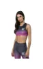 SikSilk Racerback Bralette - Iron & Pink sold by Siksilk