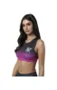 SikSilk Racerback Bralette - Iron & Pink sold by Siksilk