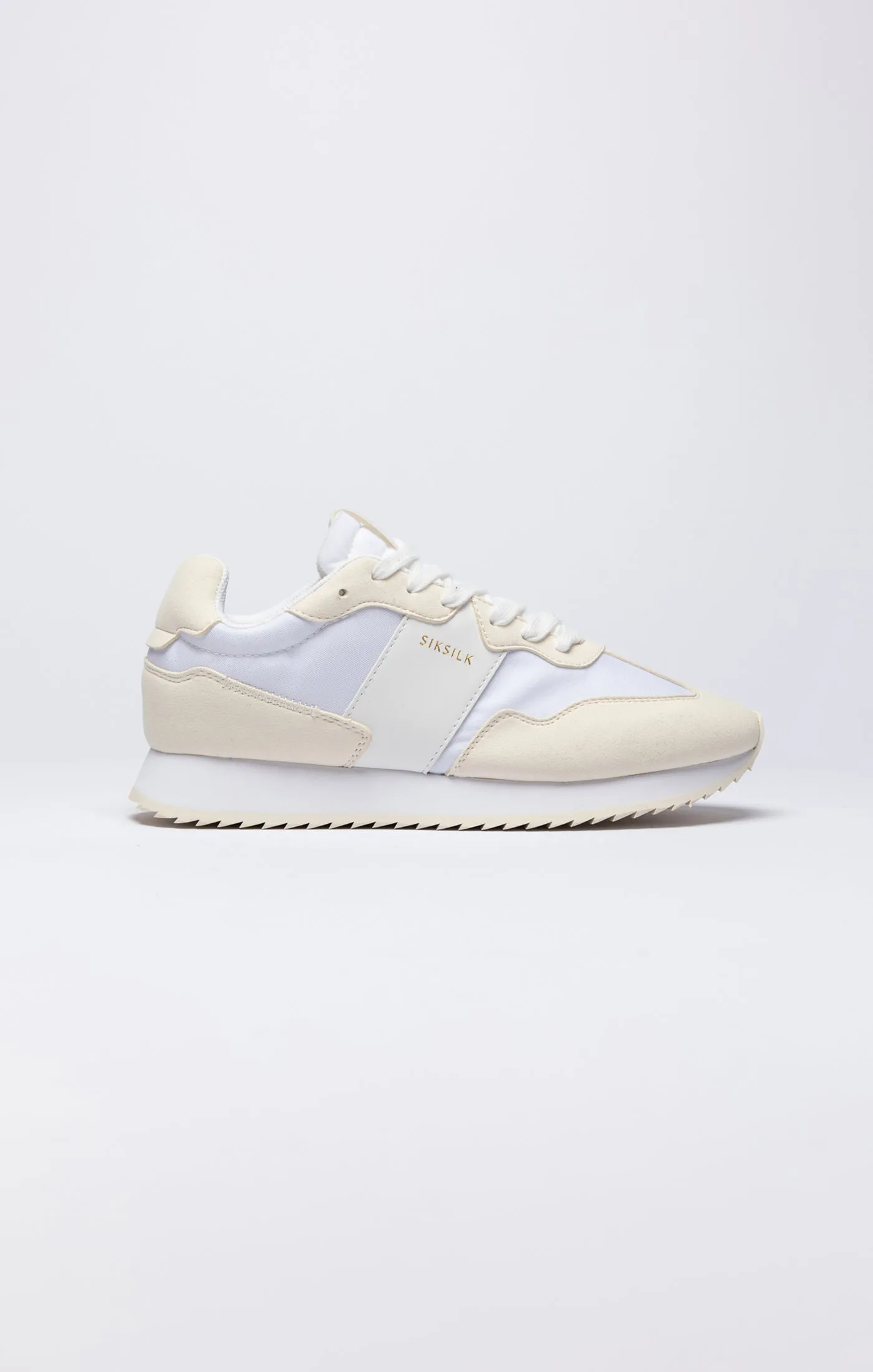 White Retro Running Trainer sold by Siksilk
