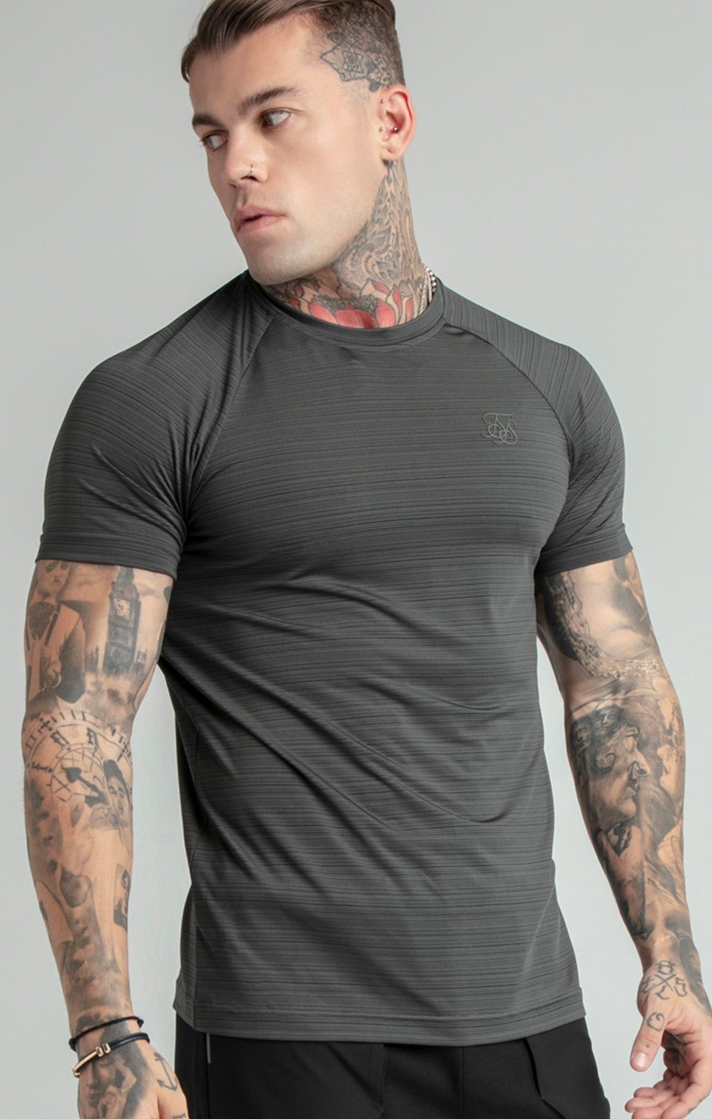 Charcoal Inject T-Shirt sold by Siksilk