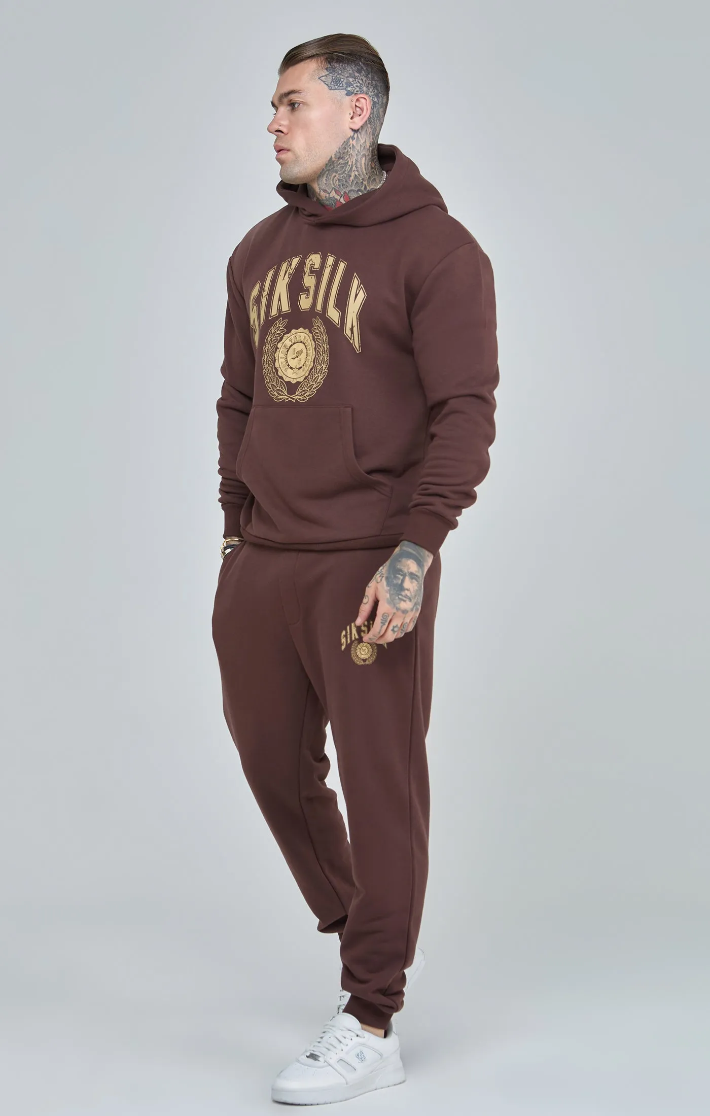 Oversized Varsity Logo Hoodie sold by Siksilk product image thumbnail 4
