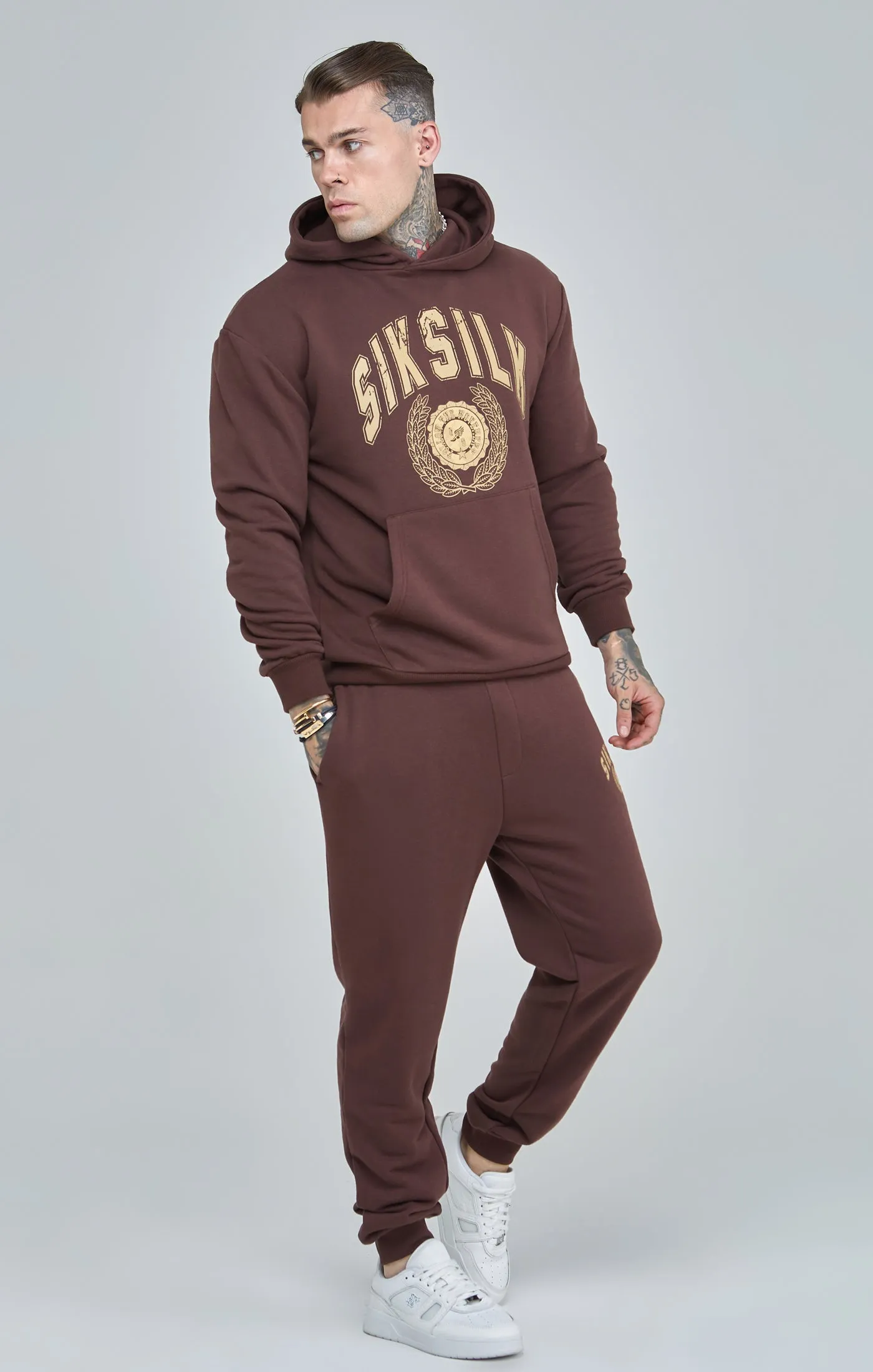 Oversized Varsity Logo Hoodie sold by Siksilk product image thumbnail 2