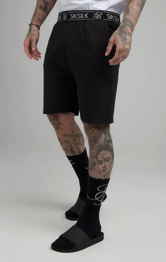 Black Lounge Jersey Short sold by Siksilk product image thumbnail 2