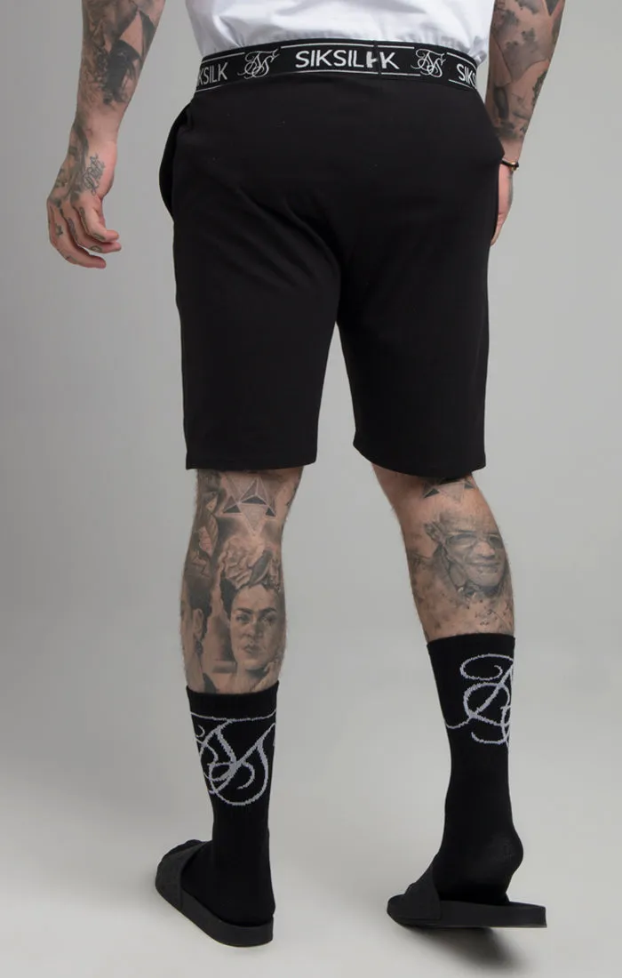 Black Lounge Jersey Short sold by Siksilk product image thumbnail 3