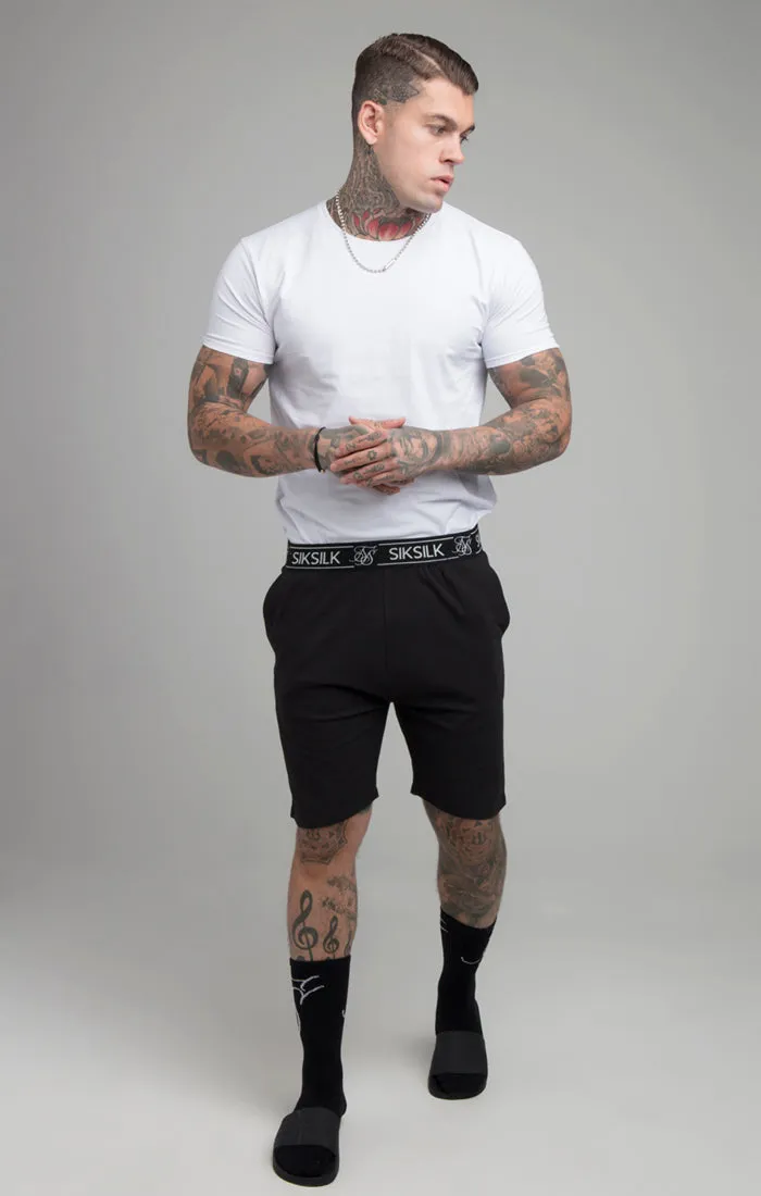 Black Lounge Jersey Short sold by Siksilk product image thumbnail 4