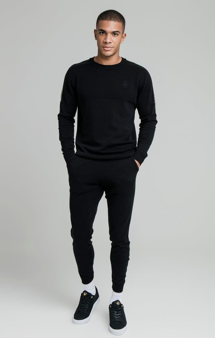 Black Infinity Panelled Pant sold by Siksilk product image thumbnail 4