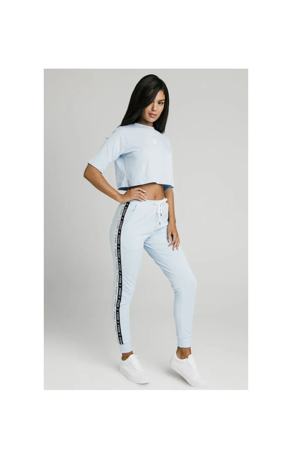 SikSilk Oversize Crop Tee - Light Blue sold by Siksilk product image thumbnail 3