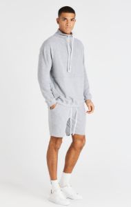 Grey Rib Relaxed Short sold by Siksilk