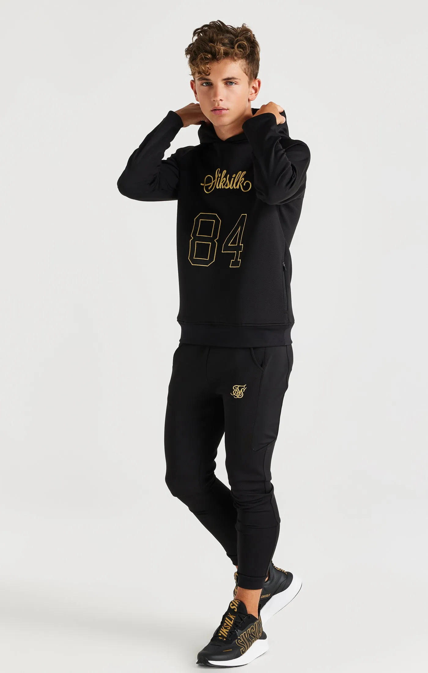 SikSilk Retro Scope Trousers - Black sold by Siksilk product image thumbnail 3