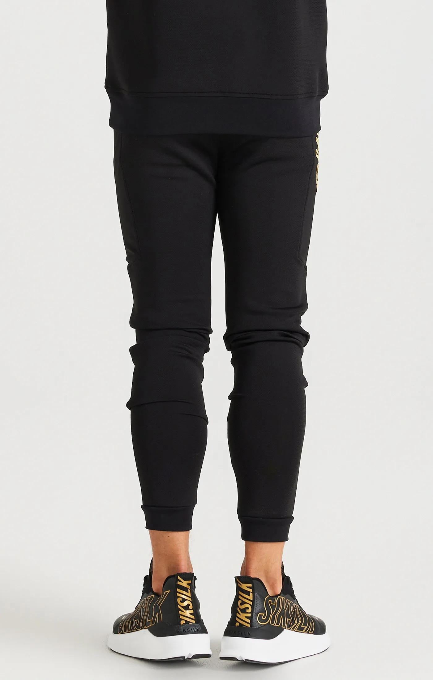 SikSilk Retro Scope Trousers - Black sold by Siksilk product image thumbnail 4