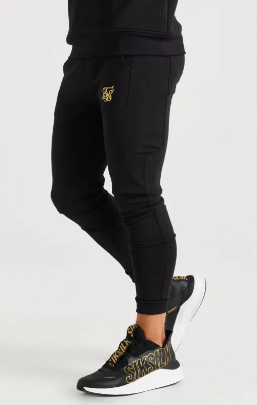 SikSilk Retro Scope Trousers - Black sold by Siksilk