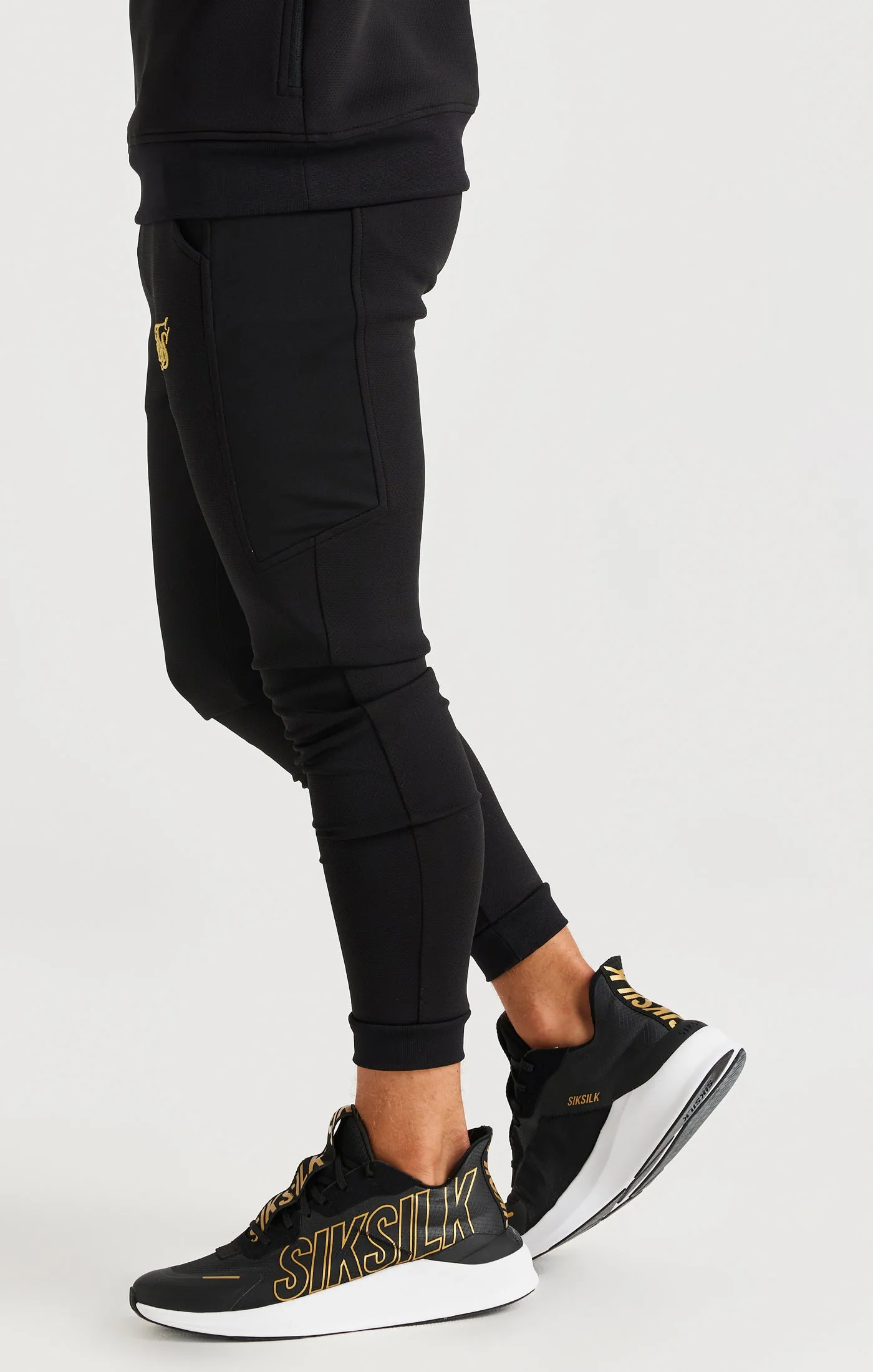 SikSilk Retro Scope Trousers - Black sold by Siksilk product image thumbnail 2