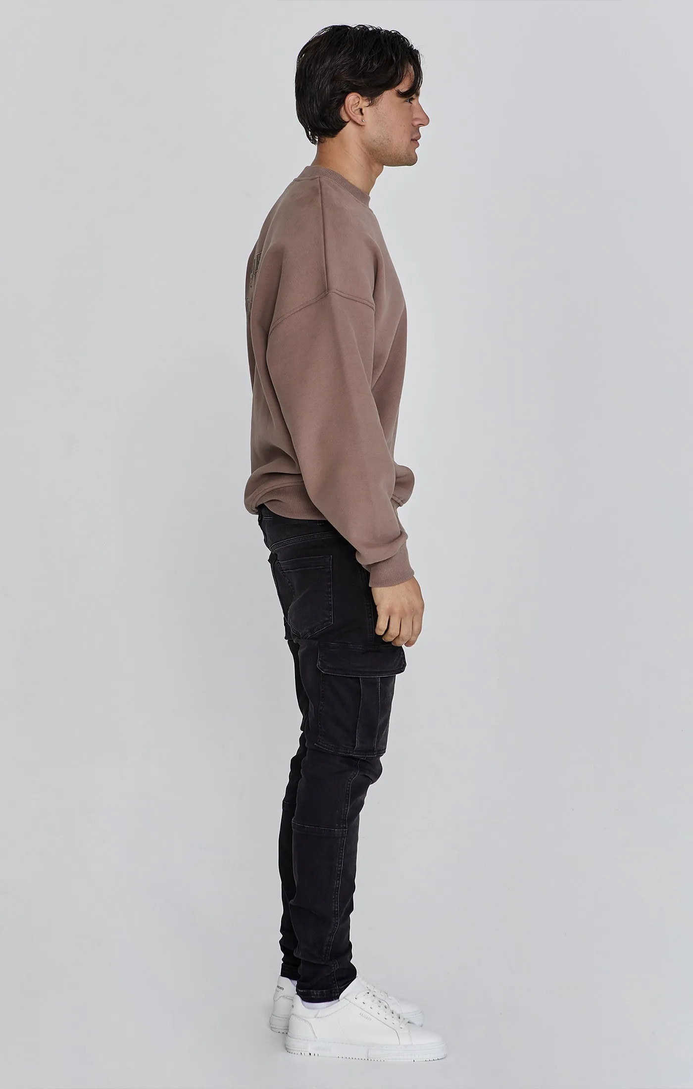 Brown Graphic Sweater sold by Siksilk product image thumbnail 4