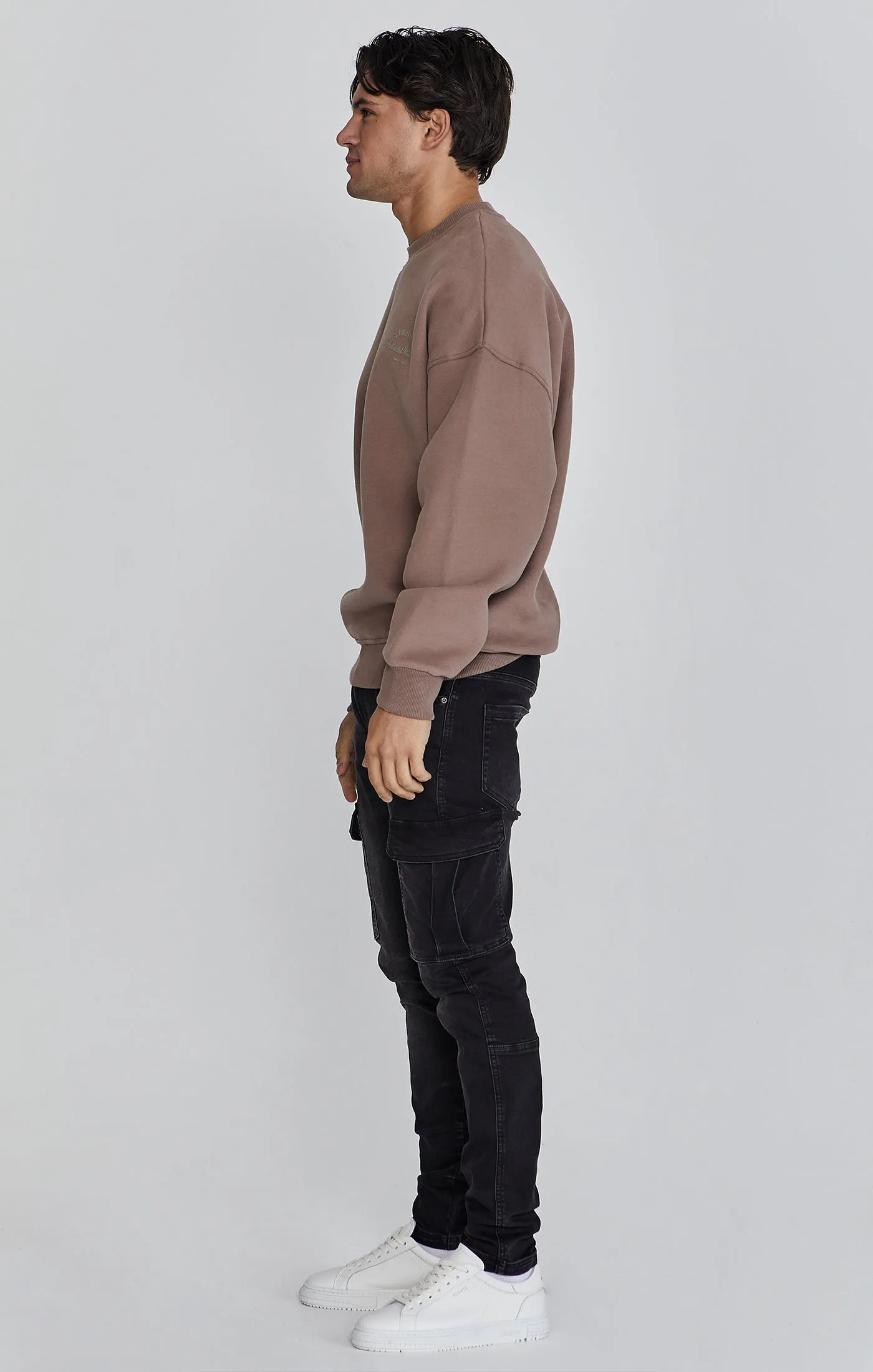 Brown Graphic Sweater sold by Siksilk product image thumbnail 2