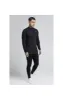 SikSilk L/S Grandad Shirt – Black sold by Siksilk