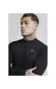 SikSilk L/S Grandad Shirt – Black sold by Siksilk