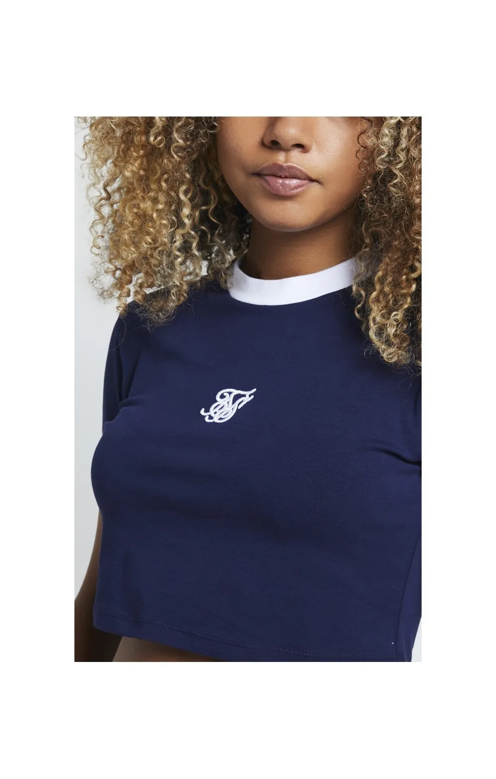 SikSilk Ringer Crop Tee – Eclipse sold by Siksilk product image thumbnail 3