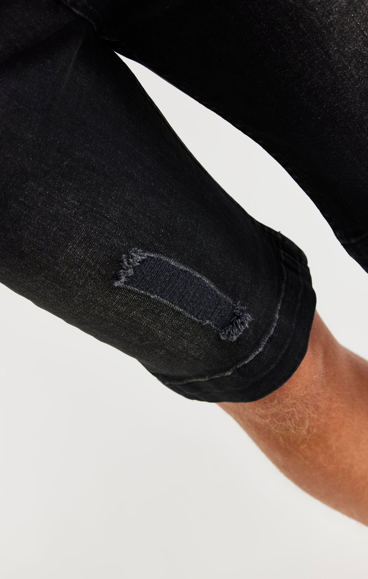 Boys Black Distressed Denim Short sold by Siksilk product image thumbnail 3