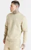 Beige Essential Crew Sweatshirt sold by Siksilk
