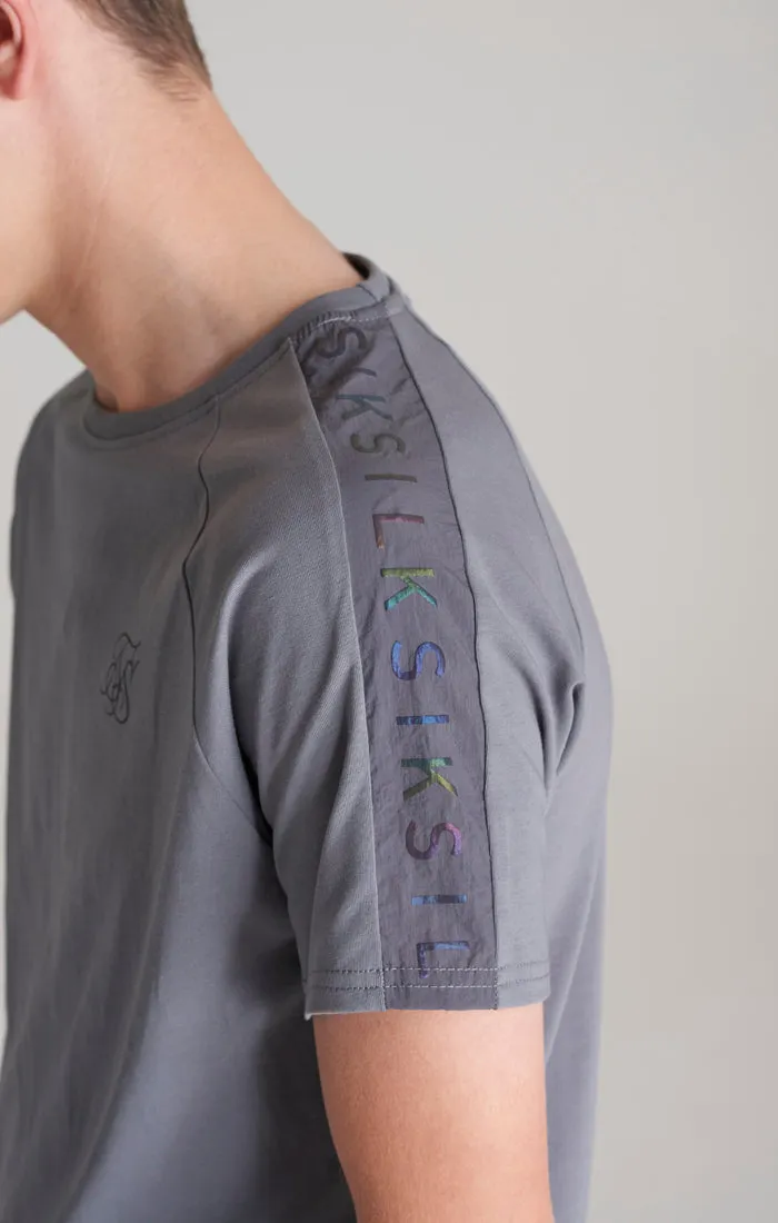 Boys Grey Taped Raglan T-Shirt sold by Siksilk product image thumbnail 5
