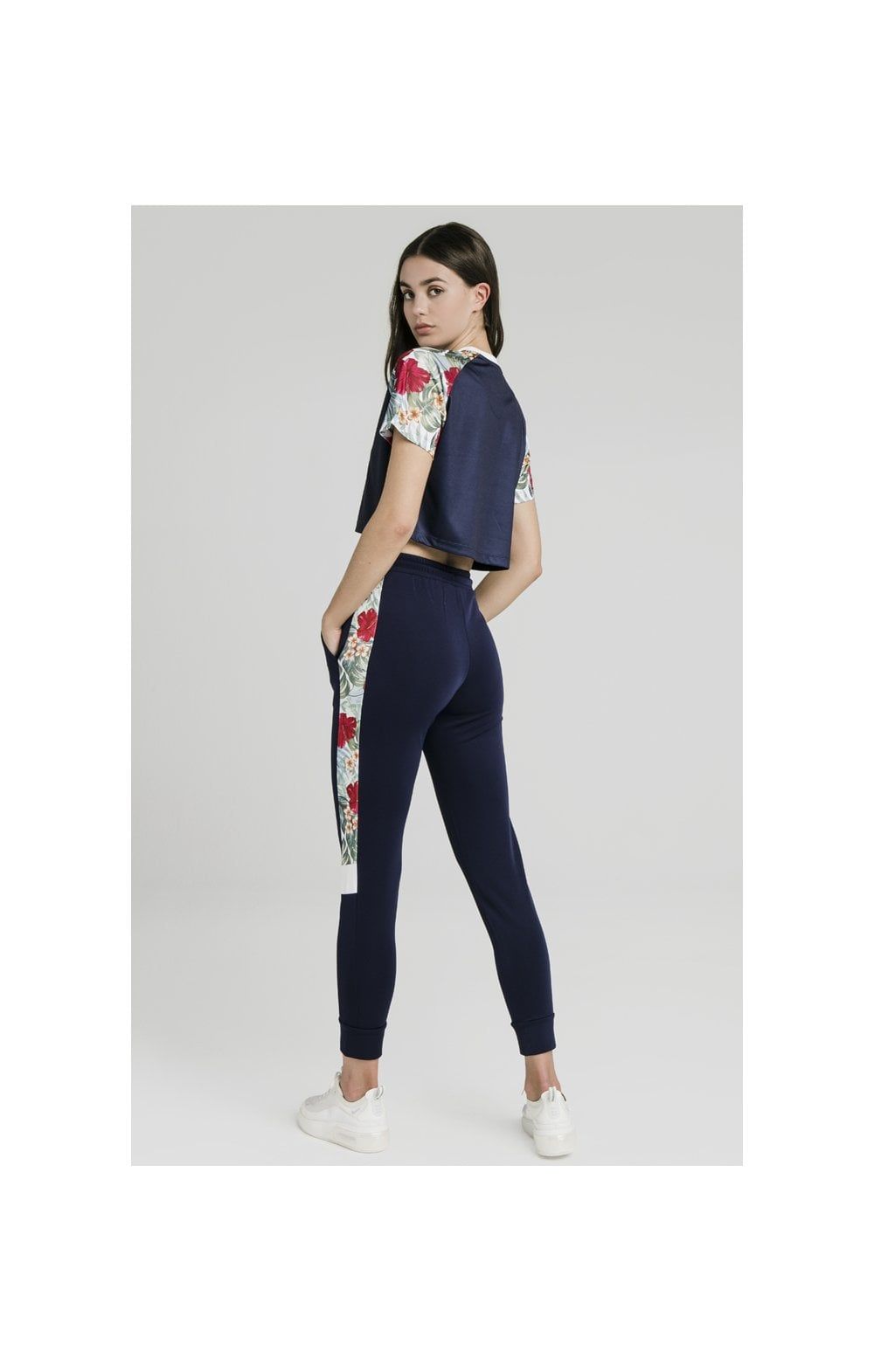 SikSilk Tropical Print Crop T-Shirt – Eclipse & Tropical sold by Siksilk product image thumbnail 5