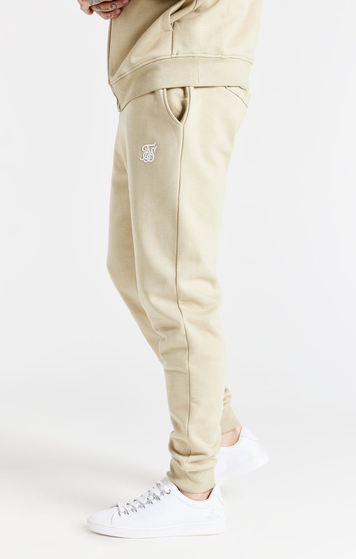 Beige Essential Fitted Jogger sold by Siksilk product image thumbnail 2