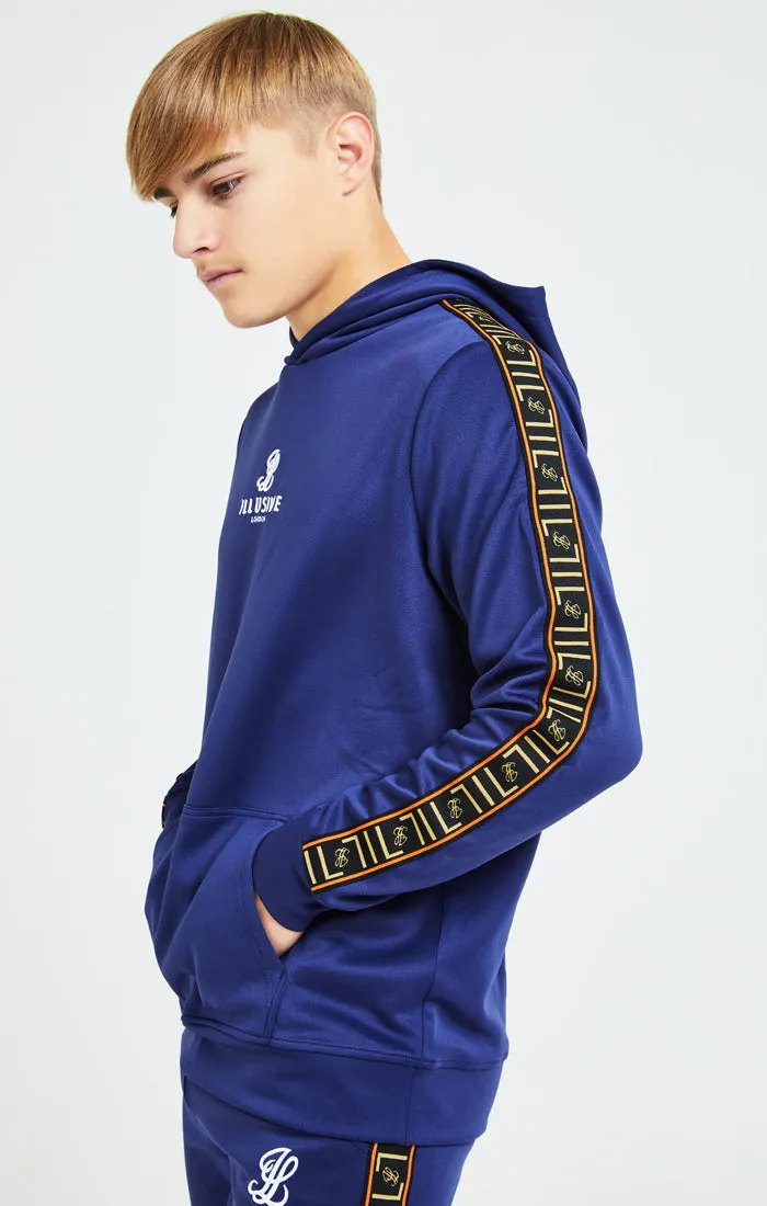 Illusive London Patriot Overhead Hoodie - Blue & Orange sold by Siksilk product image thumbnail 3