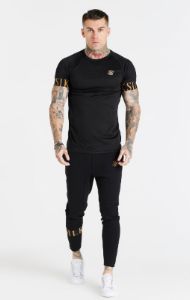 Black Dynamic Track Pant sold by Siksilk