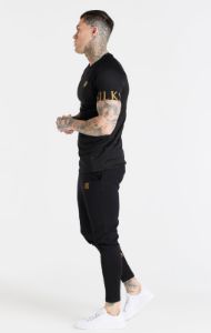 Black Dynamic Track Pant sold by Siksilk