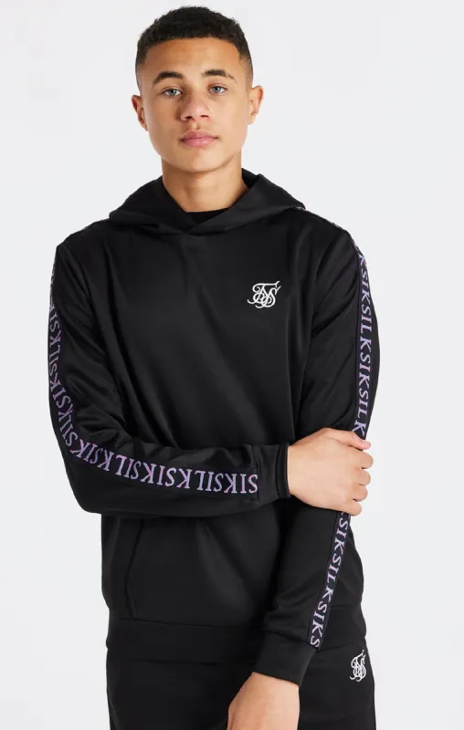 Boys Black Taped Hoodie sold by Siksilk