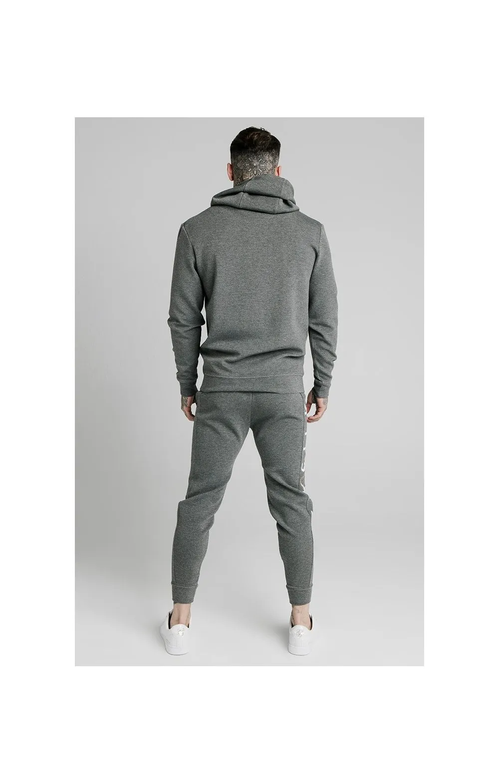 SikSilk Signature Overhead Hoodie - Grey sold by Siksilk product image thumbnail 5