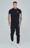 Black Essential Elastic Cuff Muscle Fit T-Shirt sold by Siksilk