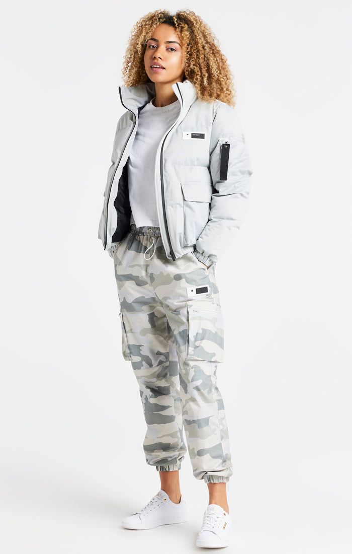 Grey Padded Jacket sold by Siksilk product image thumbnail 2