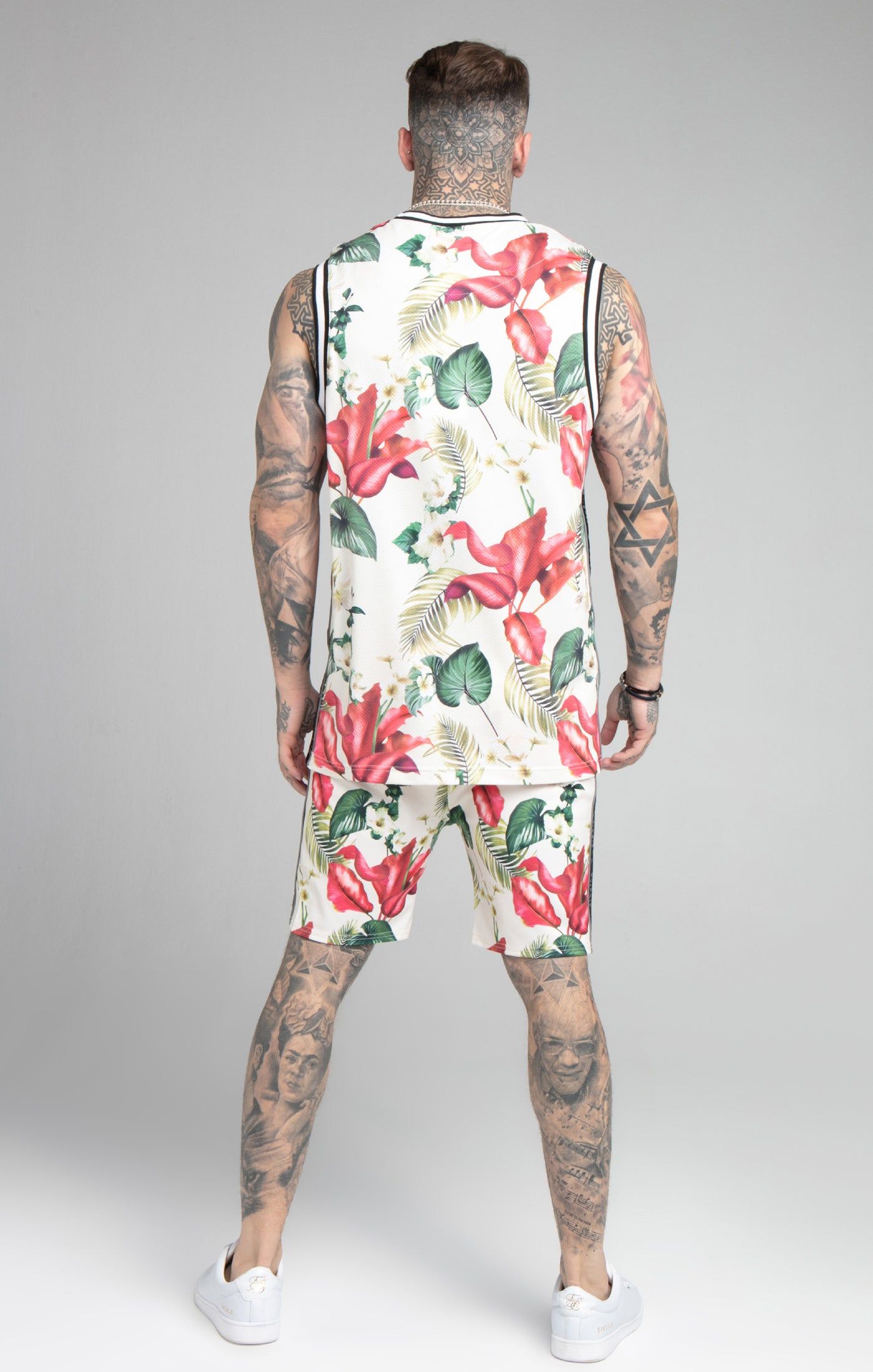 Ecru Retro Basketball Vest sold by Siksilk product image thumbnail 5