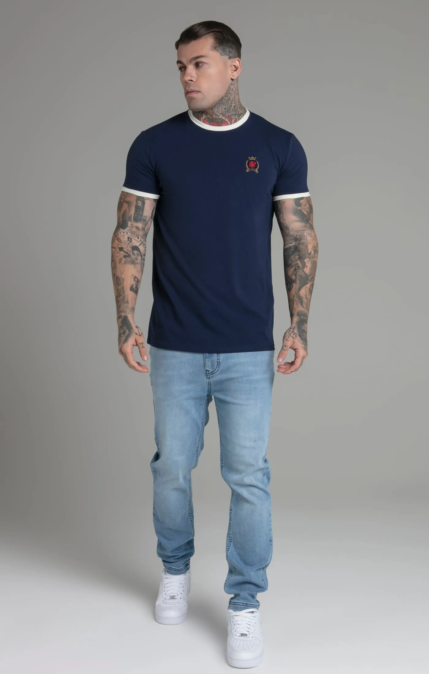 Blue Crest T-Shirt sold by Siksilk product image thumbnail 2