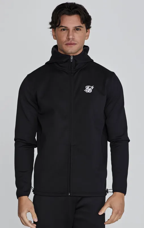 Black Full Zip Hoodie sold by Siksilk