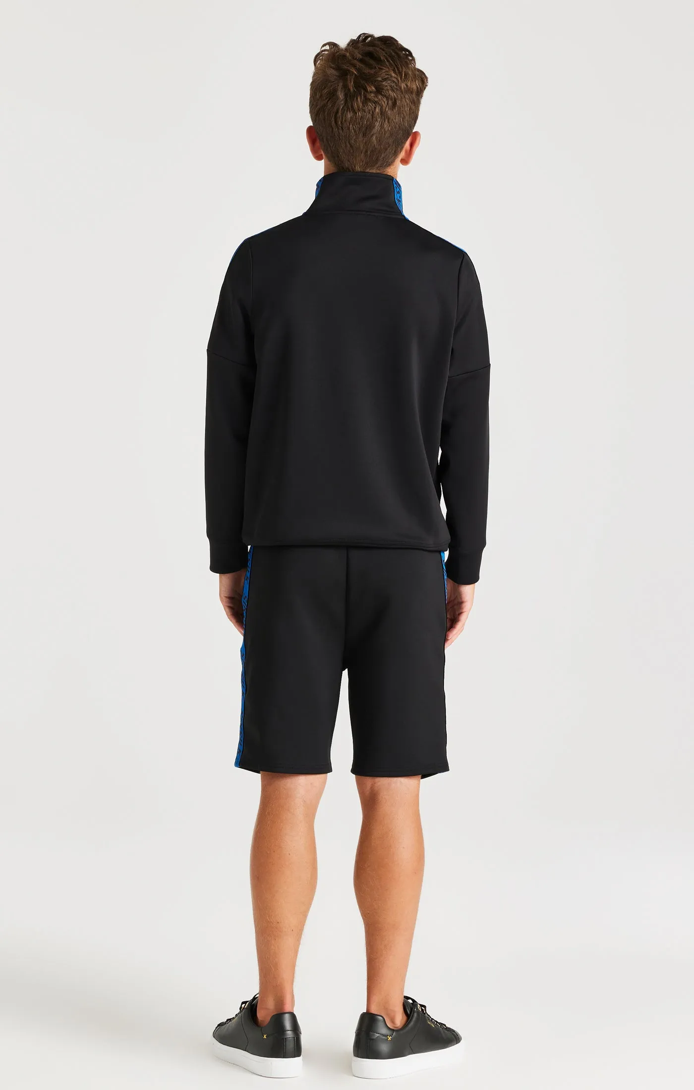 SikSilk Iridescent 1/4 Zip Funnel Neck - Black sold by Siksilk product image thumbnail 5
