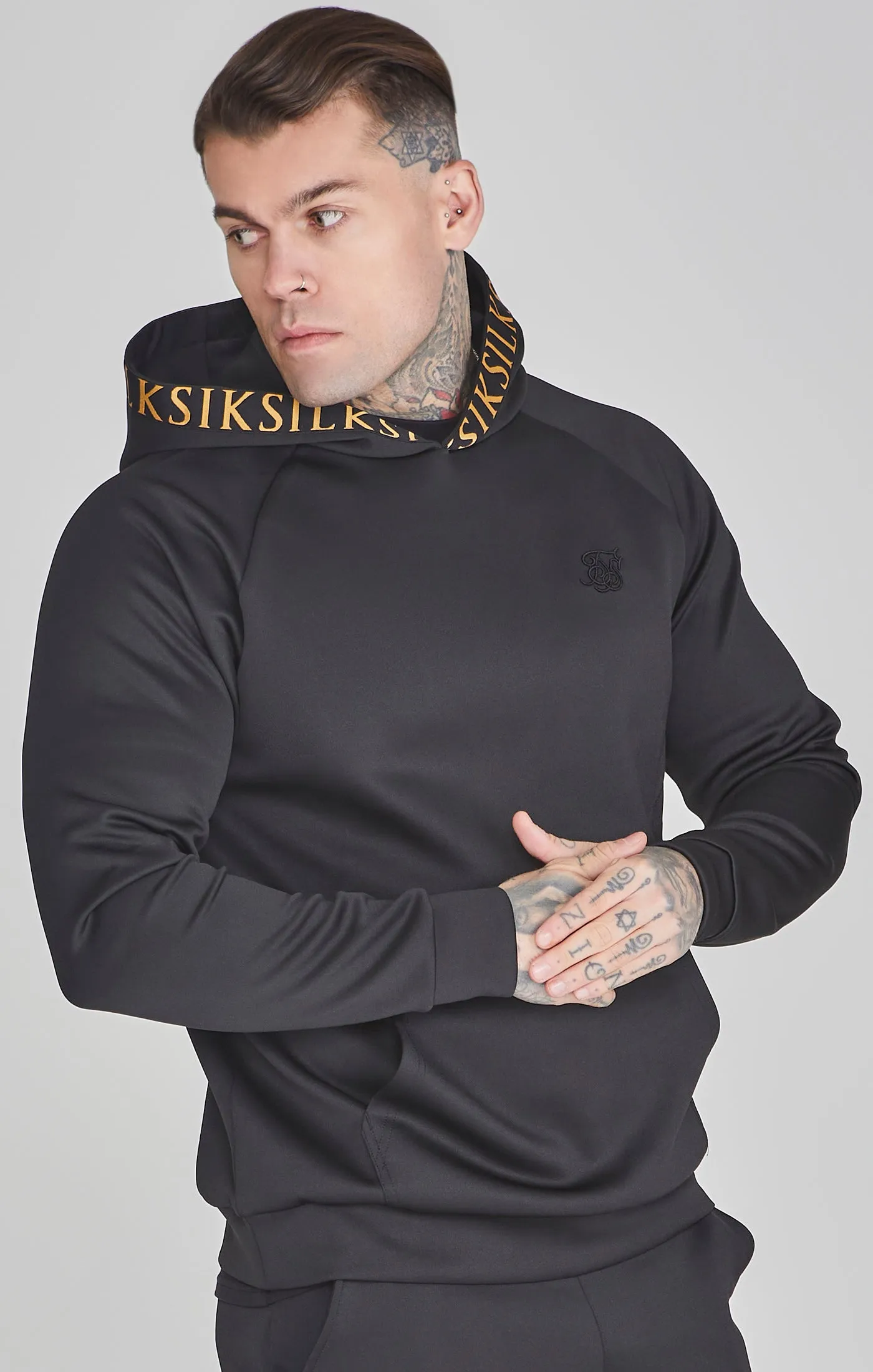 Black Dynamic Hoodie sold by Siksilk