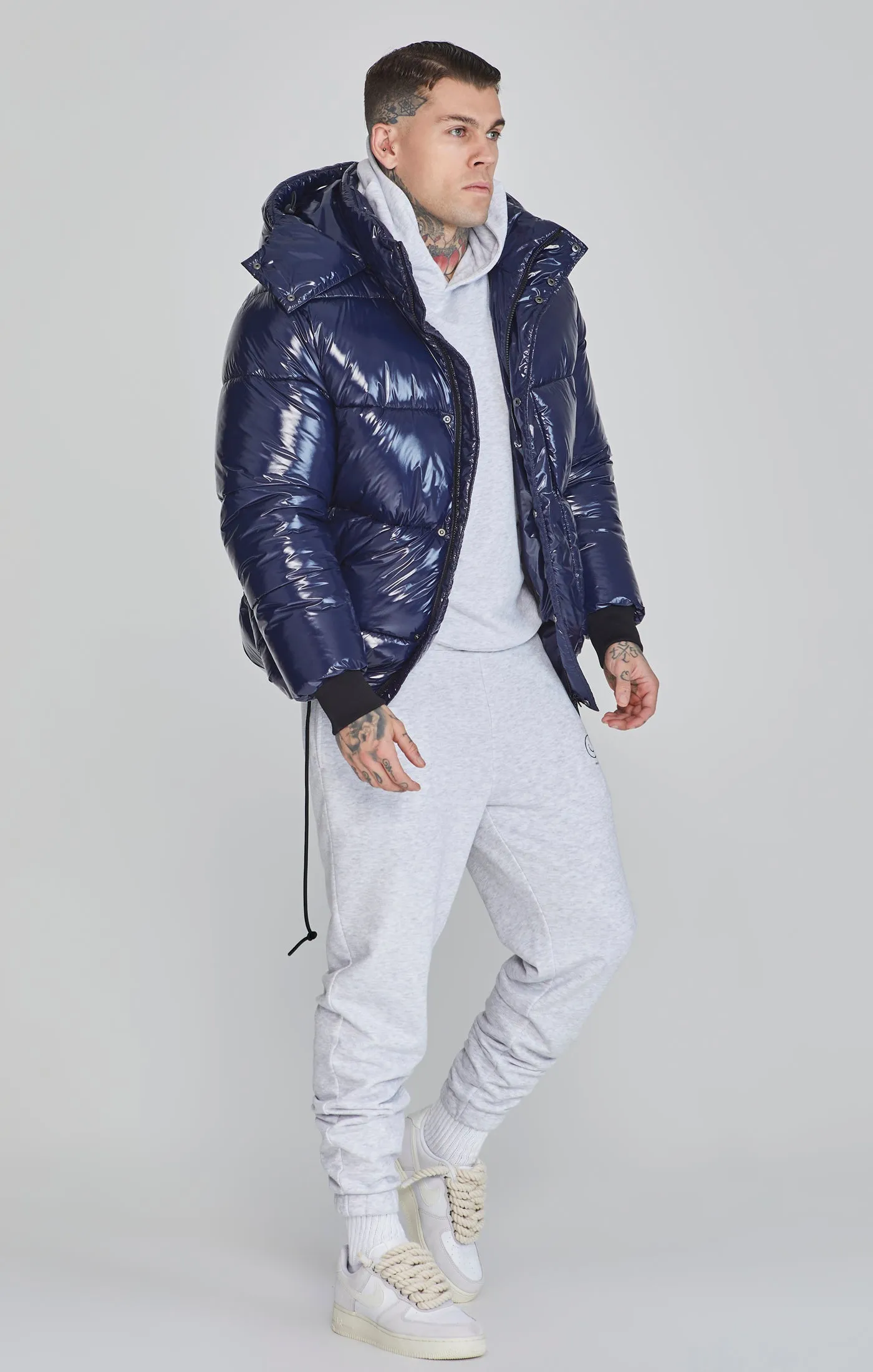 Blue Puffer Jacket sold by Siksilk product image thumbnail 4