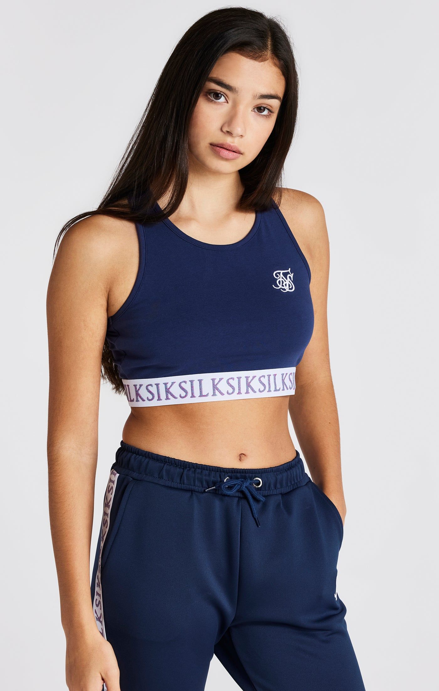 Girls Navy Bralette sold by Siksilk