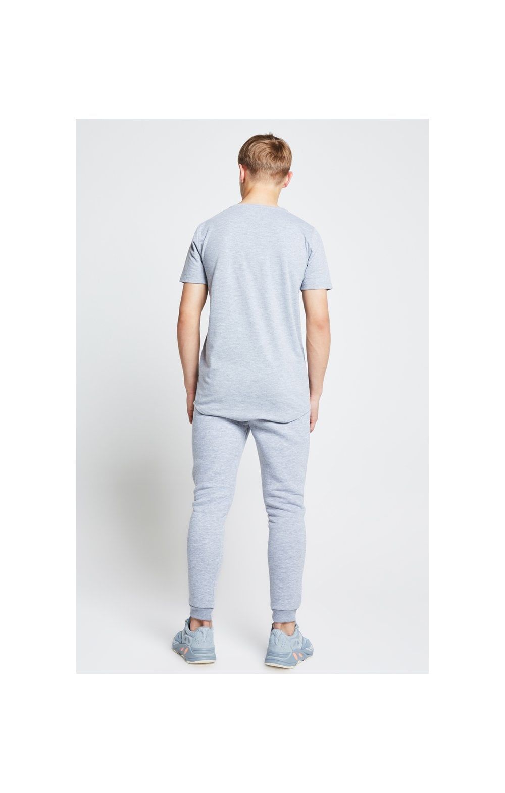 Boys Illusive Grey Marl Essentials Short Sleeve T-Shirt sold by Siksilk product image thumbnail 7
