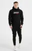 Black Sports Overhead Hoodie sold by Siksilk