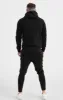 Black Sports Overhead Hoodie sold by Siksilk
