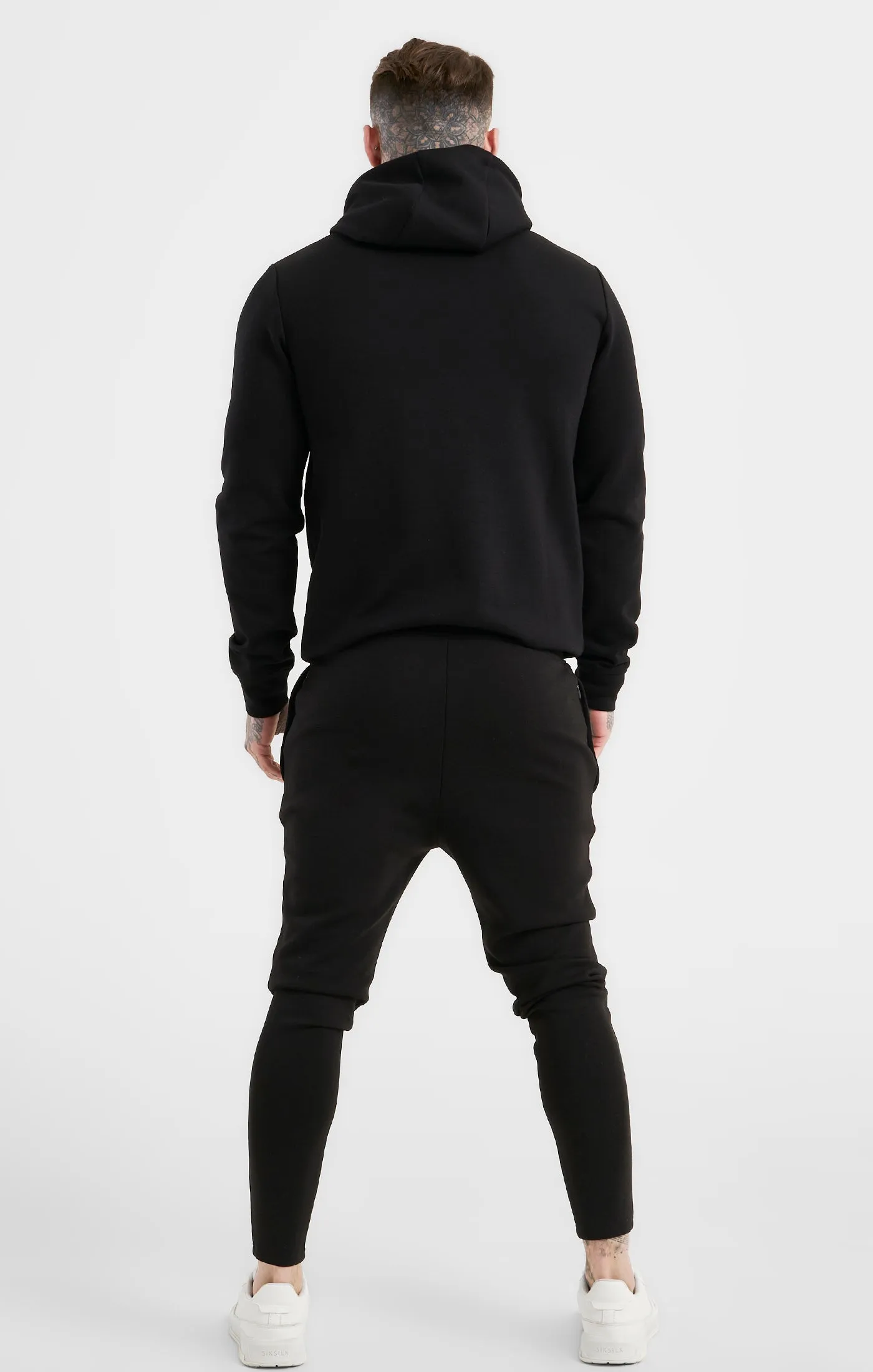 Black Sports Overhead Hoodie sold by Siksilk product image thumbnail 5