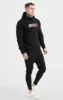 Black Sports Overhead Hoodie sold by Siksilk
