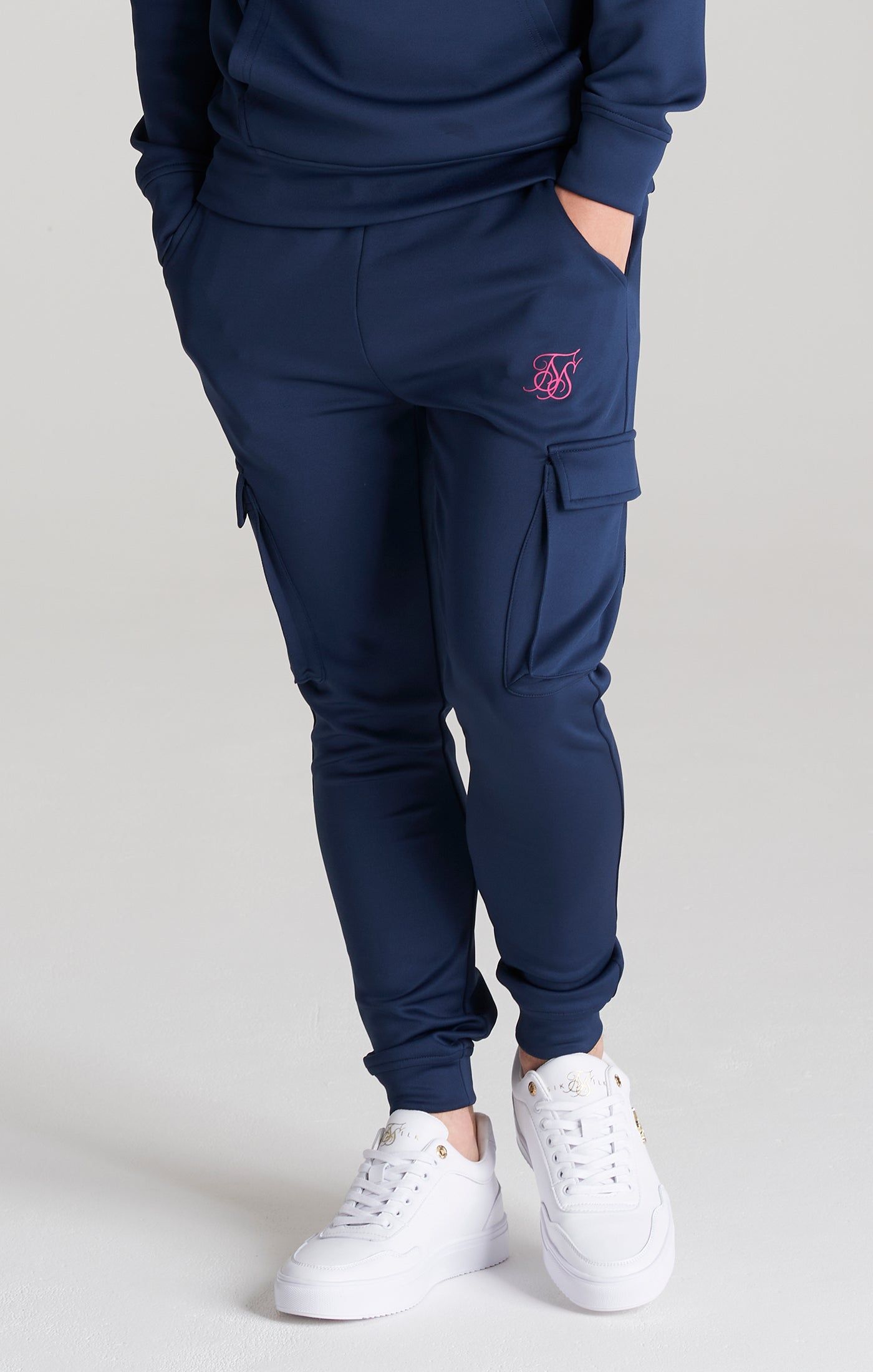 Boys Navy Cargo Jogger sold by Siksilk