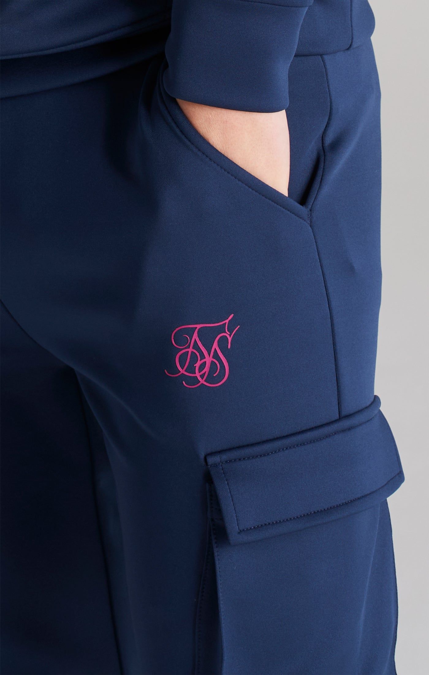 Boys Navy Cargo Jogger sold by Siksilk product image thumbnail 2