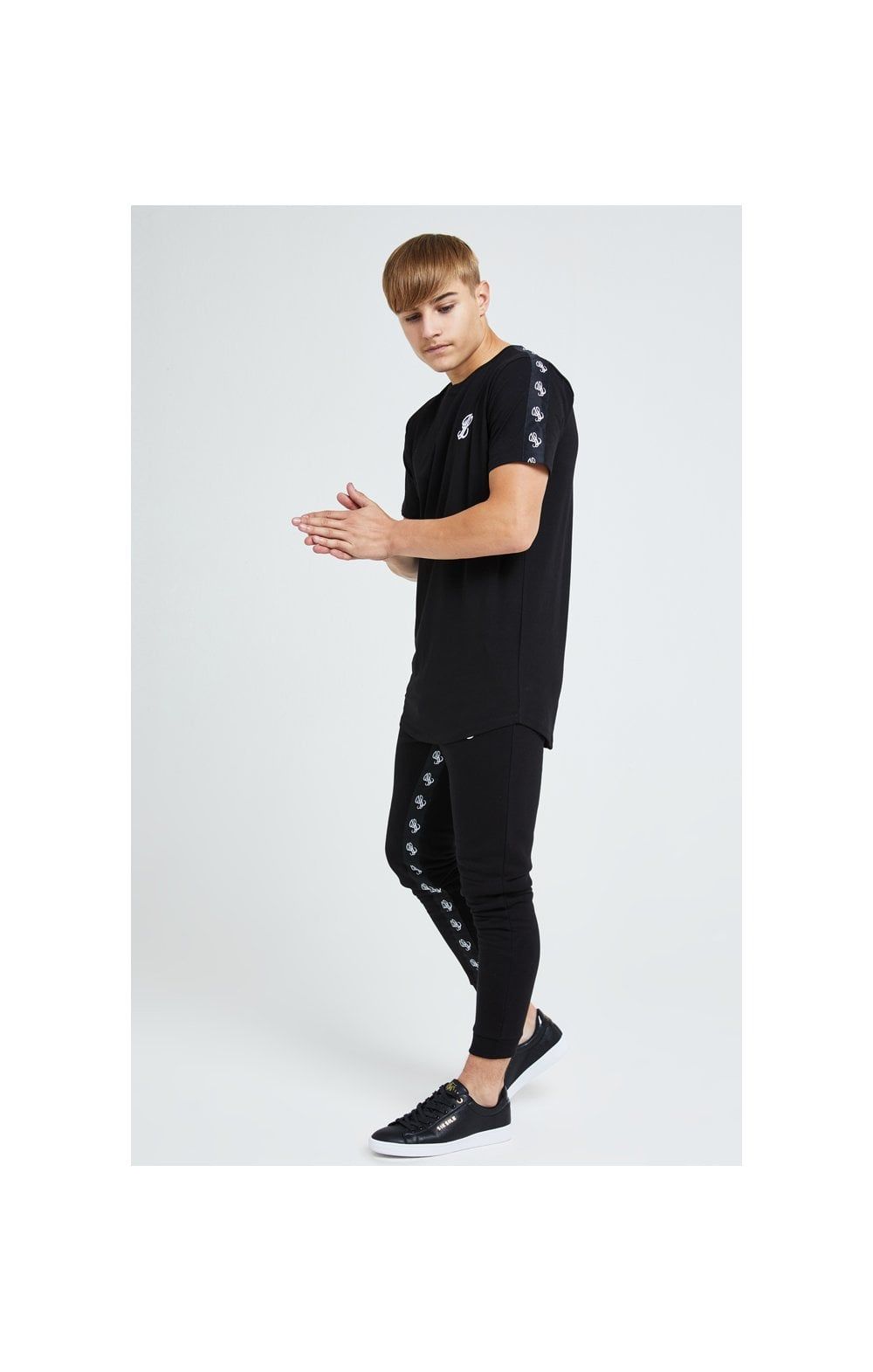 Illusive London Gravity Tape Tee - Black sold by Siksilk product image thumbnail 3