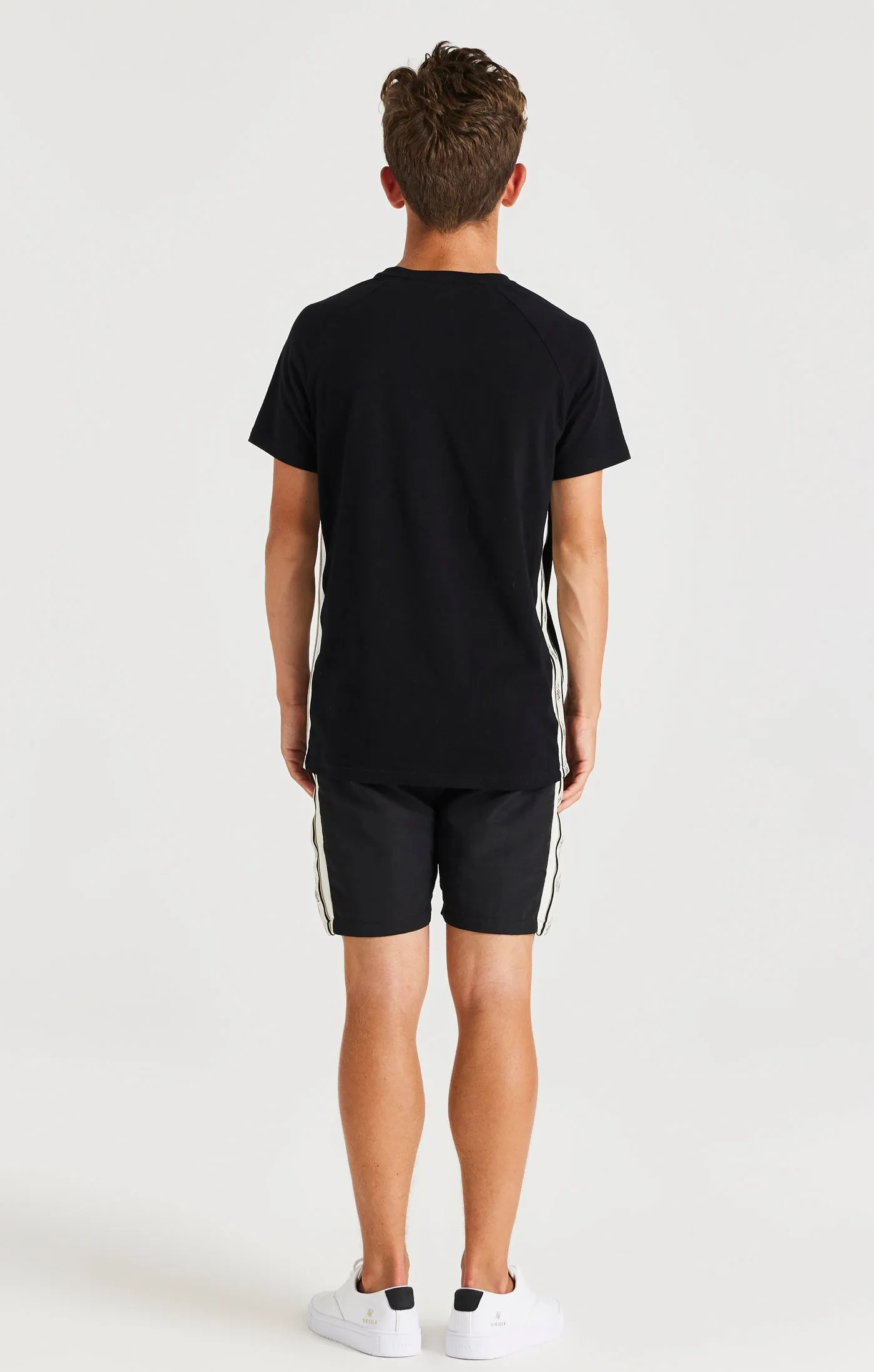SikSilk Cali Tape Shorts - Black sold by Siksilk product image thumbnail 5