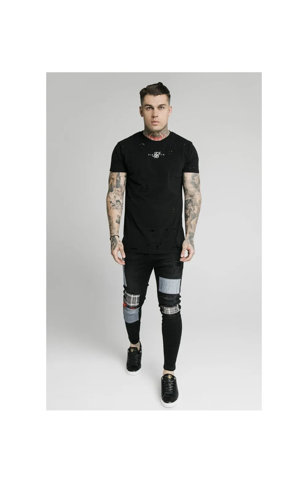 SikSilk Low Rise Fusion Jeans – Washed Black sold by Siksilk product image thumbnail 5